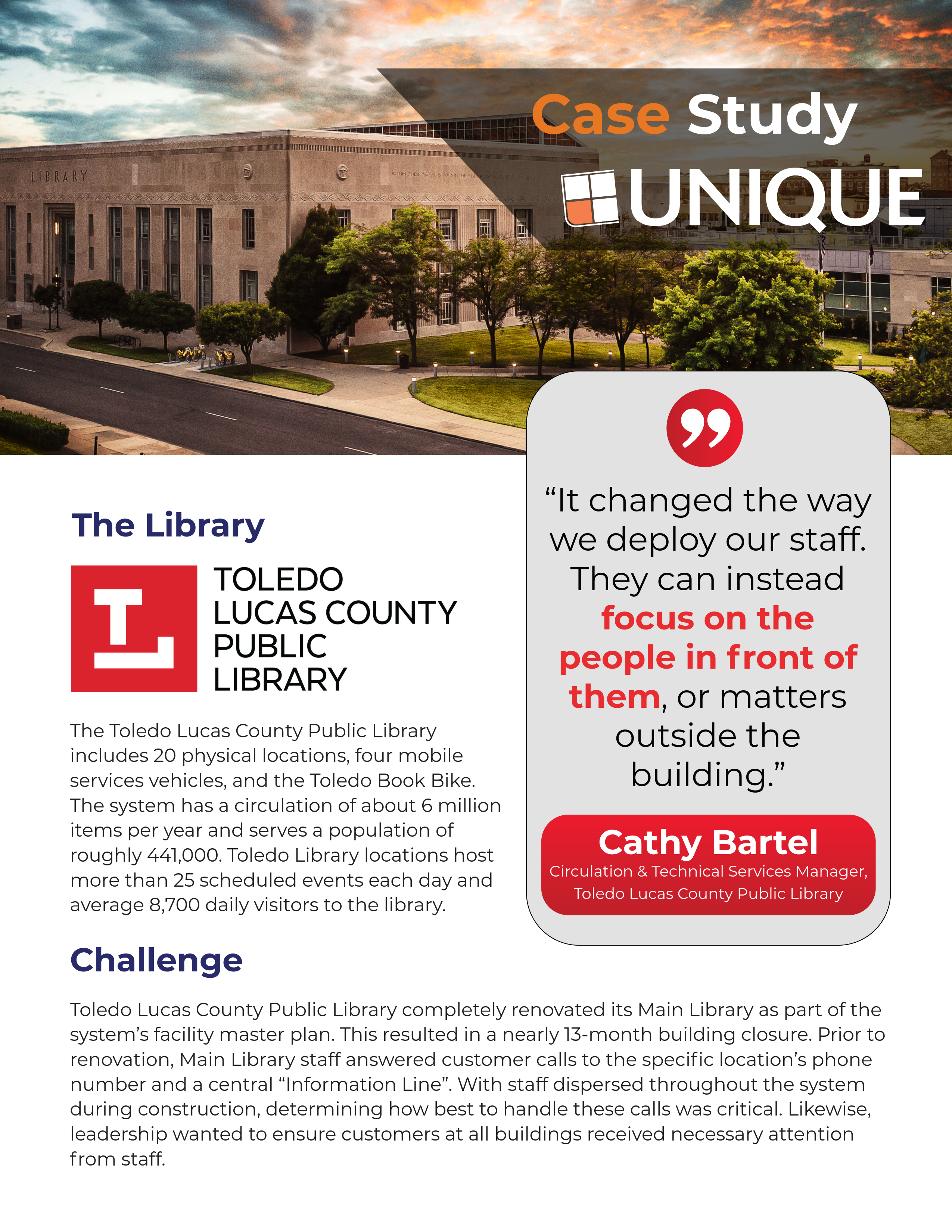 Library System Case Study Operation Challenges in Public Libraries | Case Study | Unique Library