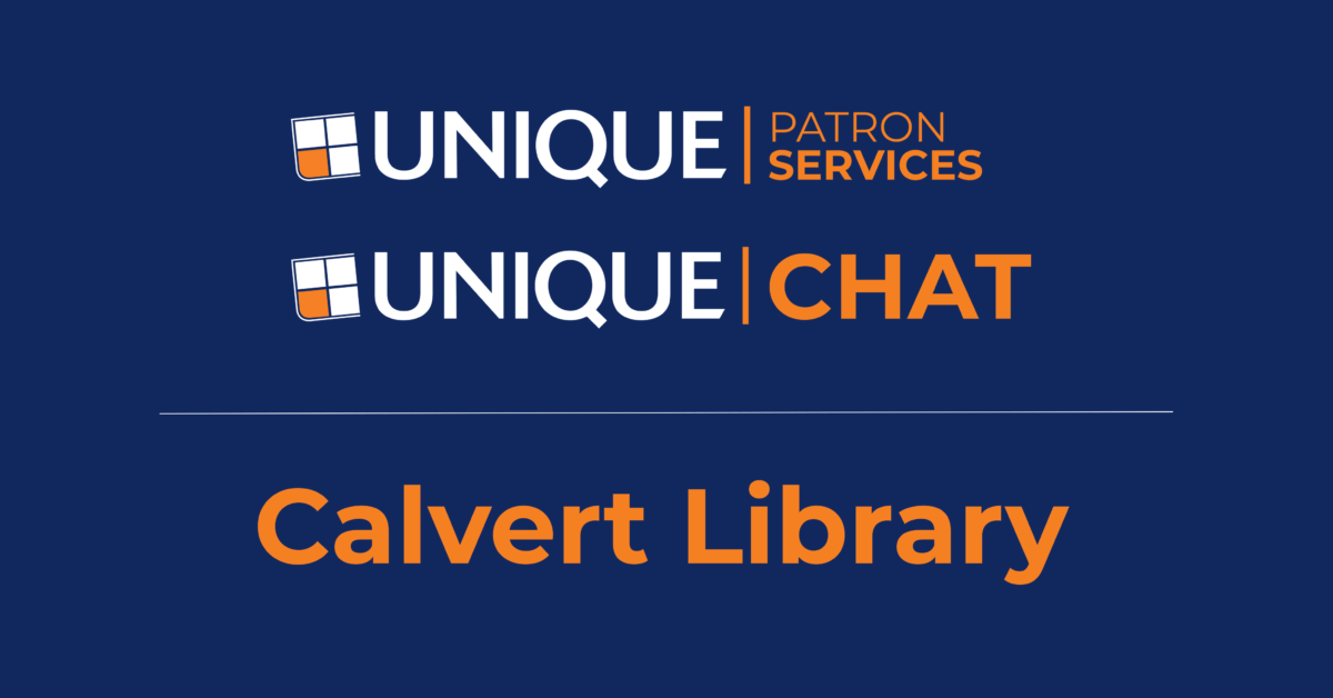 Calvert Library Strengthens Suite of Unique Services